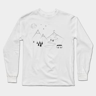 Hiking Nature and a Van Long Sleeve T-Shirt